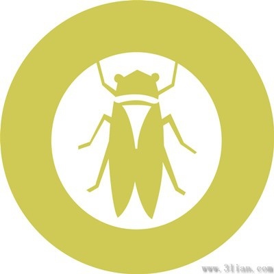 cicada icon vector