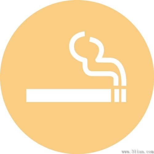 cigarette icons vector
