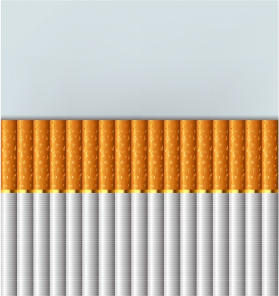 Cigarettes stacked up