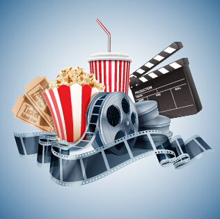 cinema movie vector background graphics