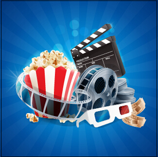 cinema movie vector background graphics 