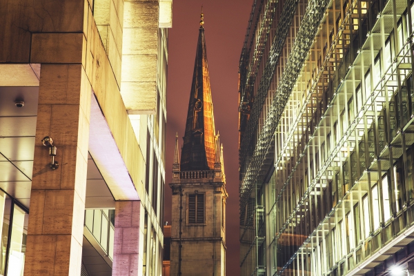 city spire