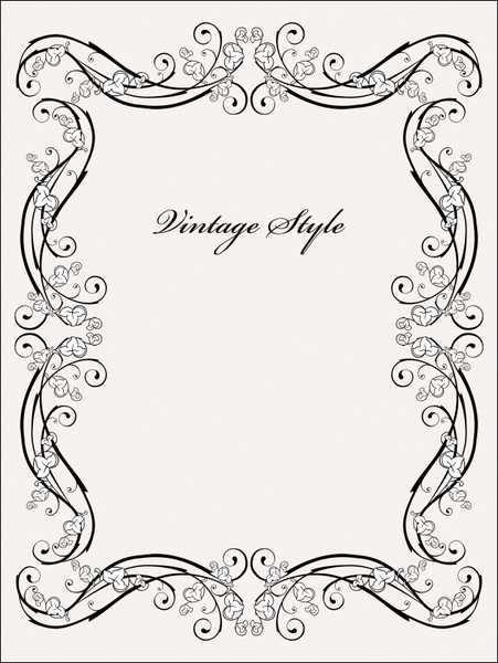 Featured image of post Flower Page Border Design Black And White - The following free flower borders are a combination of designs i have created myself for download right here on bright hub, and a few great alternative designs from elsewhere on the.