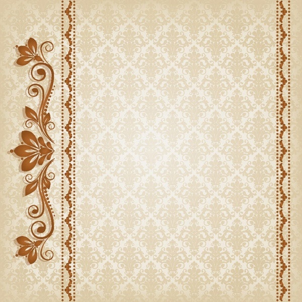 classic lace pattern 04 vector