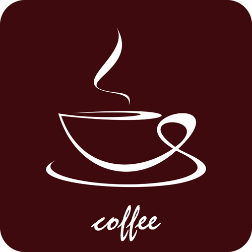 classic of cover coffee elements vector 