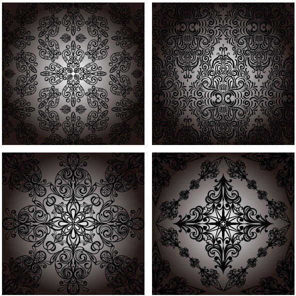classic pattern background 05 vector