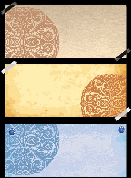 classical pattern vector with the old paper 1