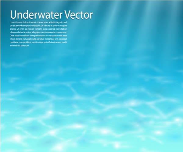 underwater background modern realistic design