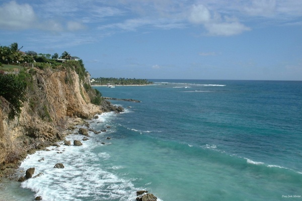 cliffs in guadeloupe