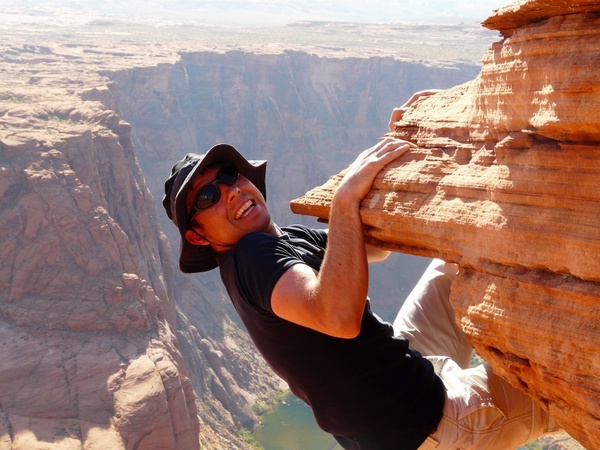 climber rock man
