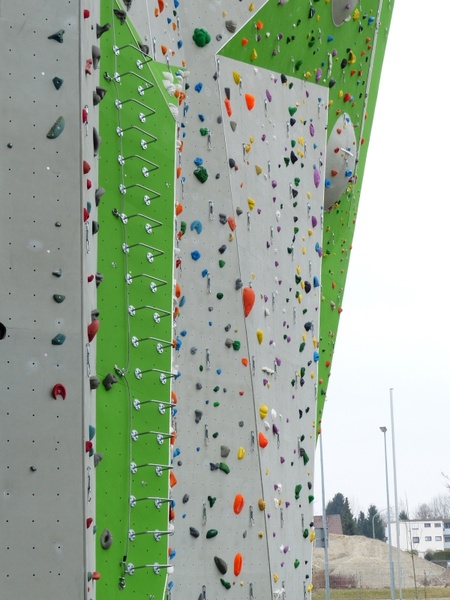 climbing wall outdoor climbing hall