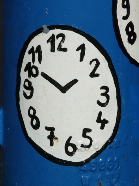 clock time of clock face