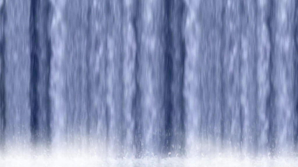 closeup of extreme waterfall flow