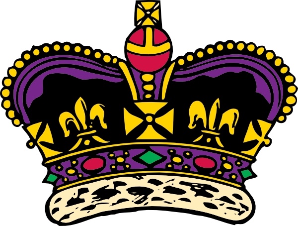 Clothing King Crown clip art