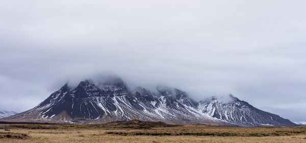 cloud cold fog frozen hill horizontal ice landscape