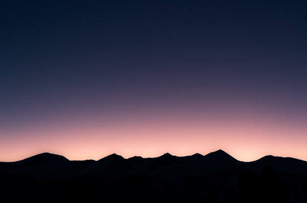 cloud dark dawn desert dusk evening hill landscape