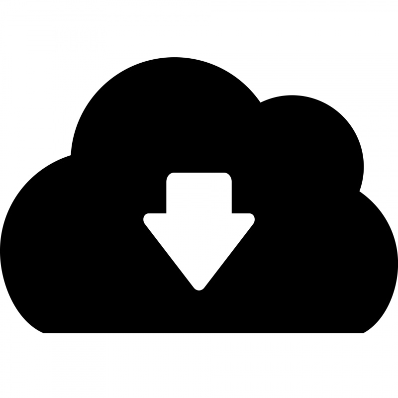cloud download alt arrow contrast sign icon