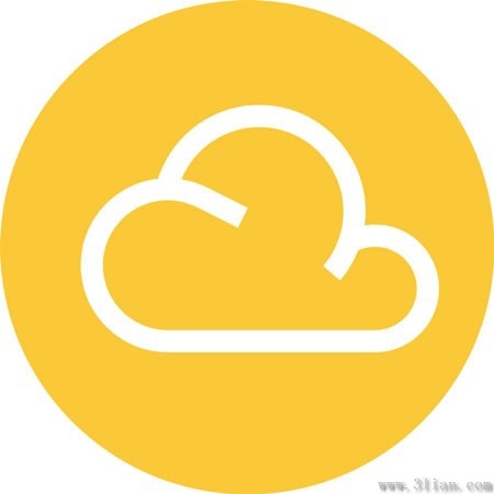 clouds icons vector