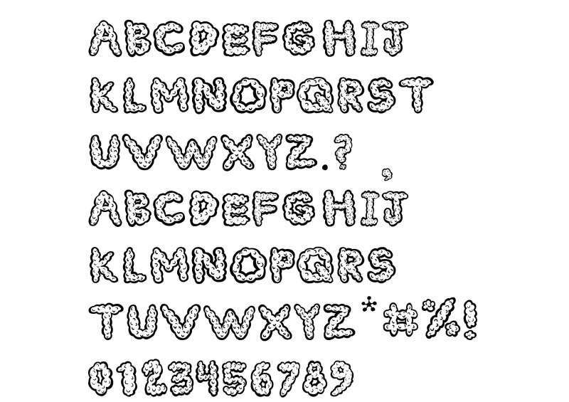 Cloudy Font in truetype .ttf opentype .otf format free and easy ...