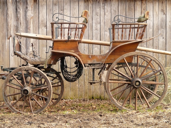 coach horse-drawn carriage wagon