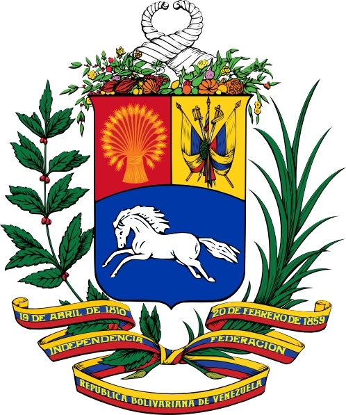 Coat Of Arms Of Venezuela clip art
