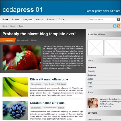 CodaPress 01 Template