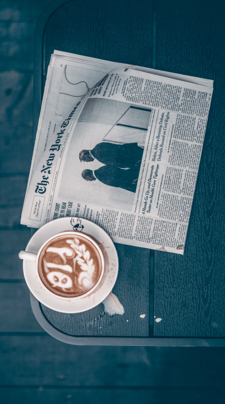 coffee background picture elegant classic capuchino newspaper 