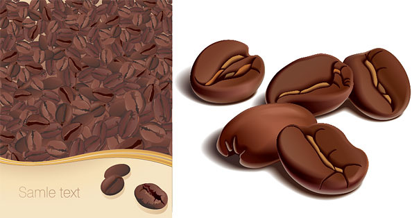 Download Coffee beans vector free vector download (1,586 Free vector) for commercial use. format: ai, eps ...
