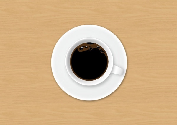 coffee cup psd layered 