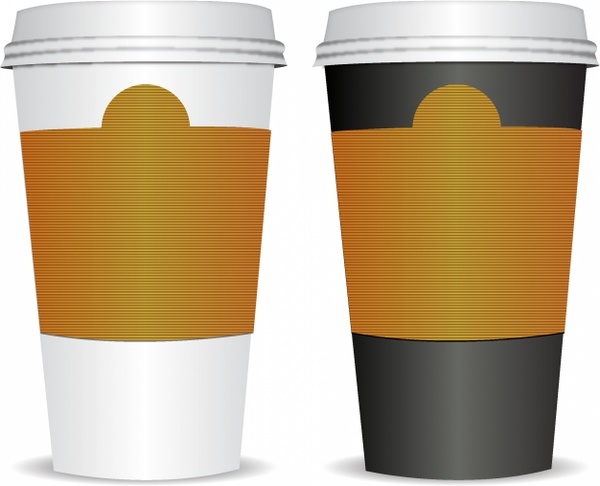 Download Coffee cups Free vector in Adobe Illustrator ai ( .AI ), Encapsulated PostScript eps ( .EPS ...