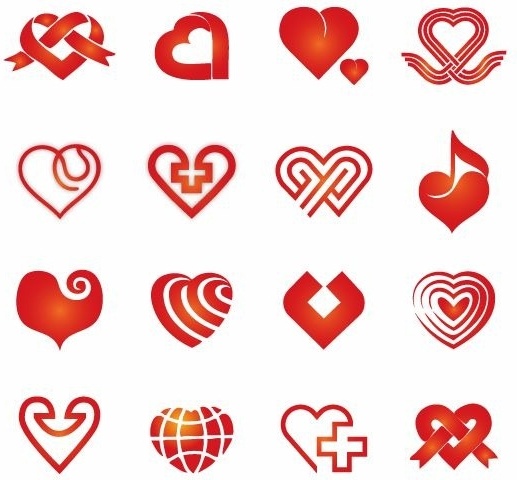 Collection of Vector Hearts
