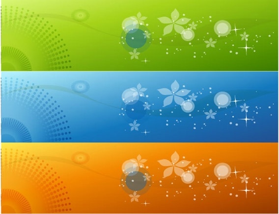 Color Banners Vector 
