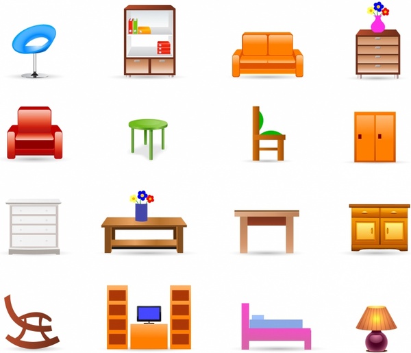 Color Icons - Furniture
