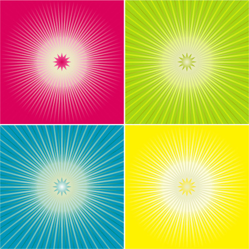 color the background radiation vector graphic