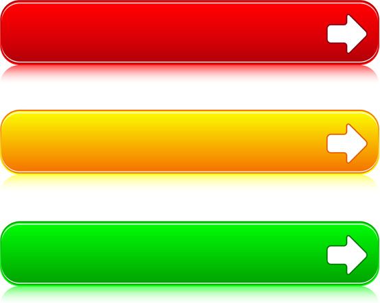 color web buttons vector