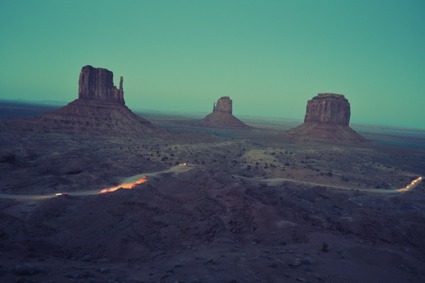 colorado plateau desert evening geology landscape