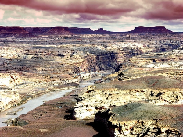 colorado river mountains landscape