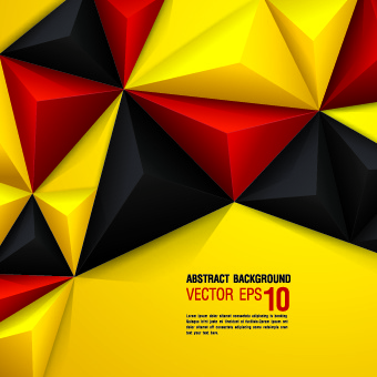 Download Colored 3d shapes background vector Free vector in Encapsulated PostScript eps ( .eps ) vector ...