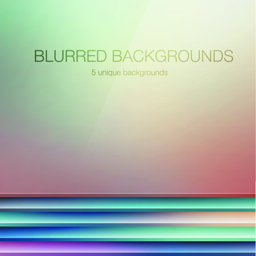 colored blurred vector background art
