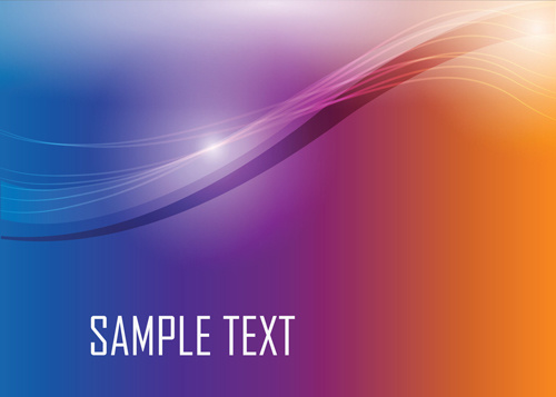 colored gradual change with abstract background vector