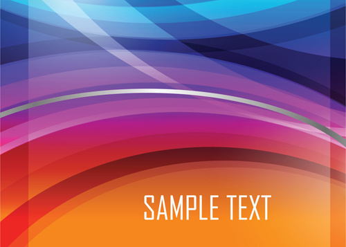 colored gradual change with abstract background vector
