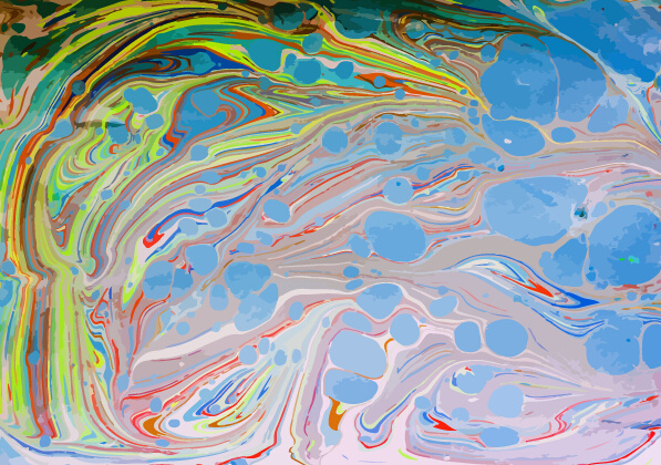 colored oil paint art backgrounds vector