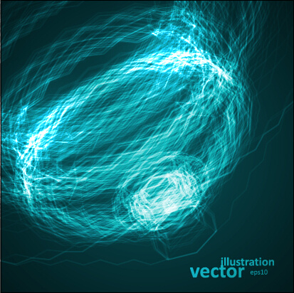 colored rays abstract vector illustration