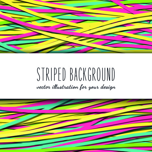 colored striped background vector graphics