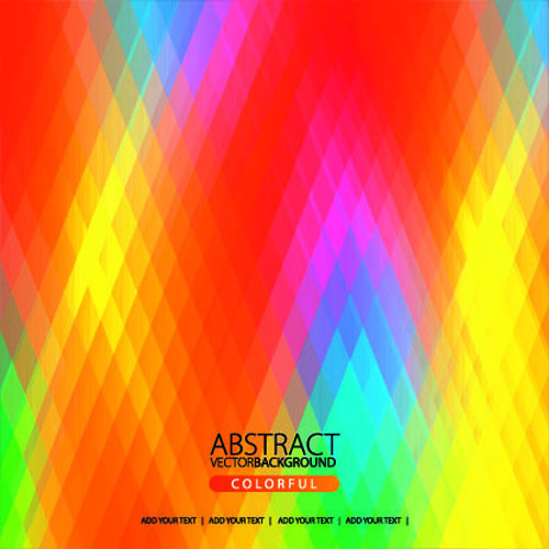 colorful abstract background elements vector 