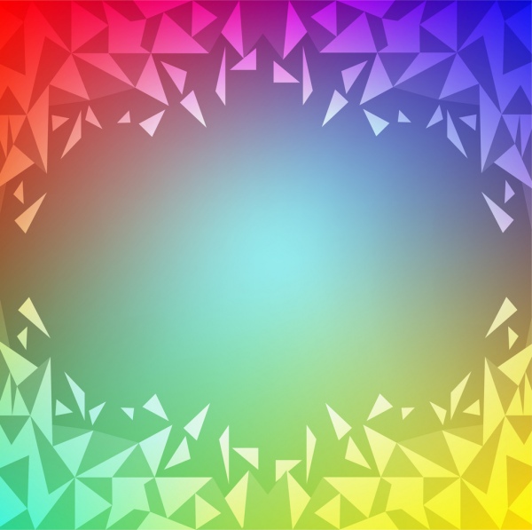 colorful abstract background poly style design 