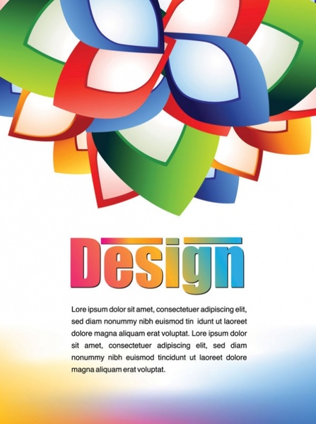 colorful advertising posters 03 vector