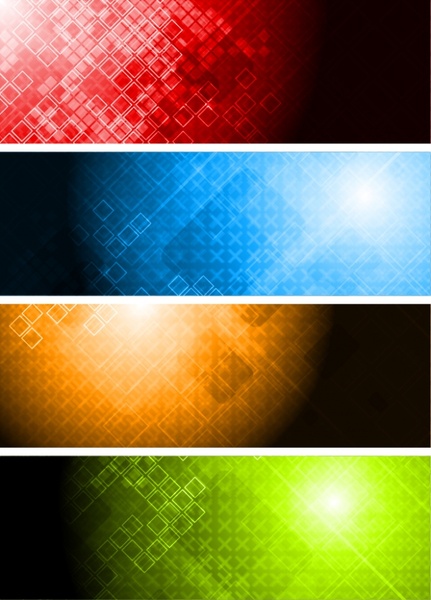 technology backgrounds templates sparkling colored abstract decor