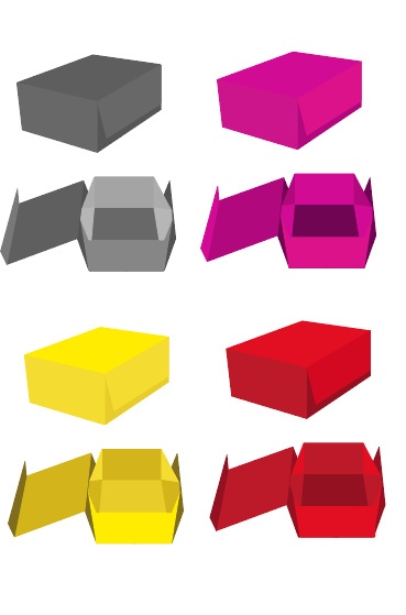 colorful box vector