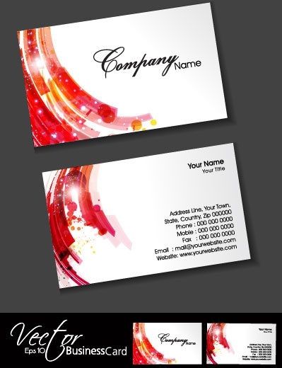 colorful card design 09 vector